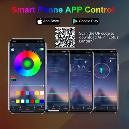 Oświetlenie LED RGB z Bluetooth™