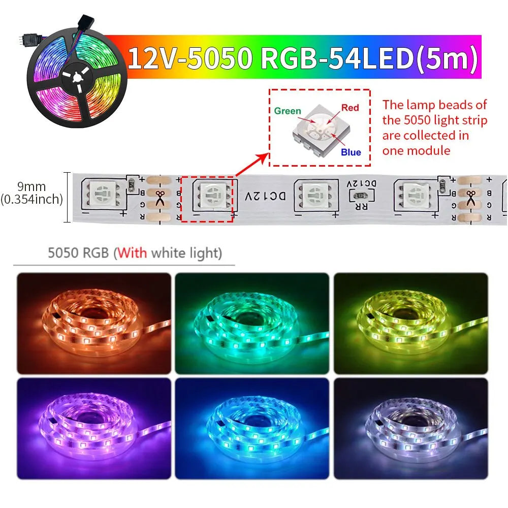 Oświetlenie LED RGB z Bluetooth™