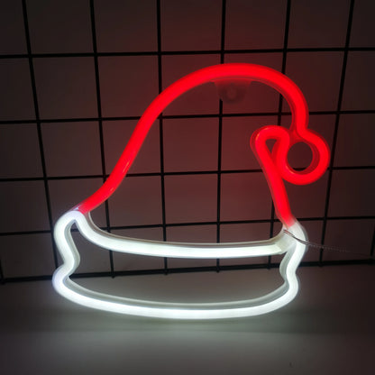 Christmas Decorative Lights, Elk Santa Claus Cute Led Lights, USB or Battery Powered, Holiday Gifts, Room Decoration