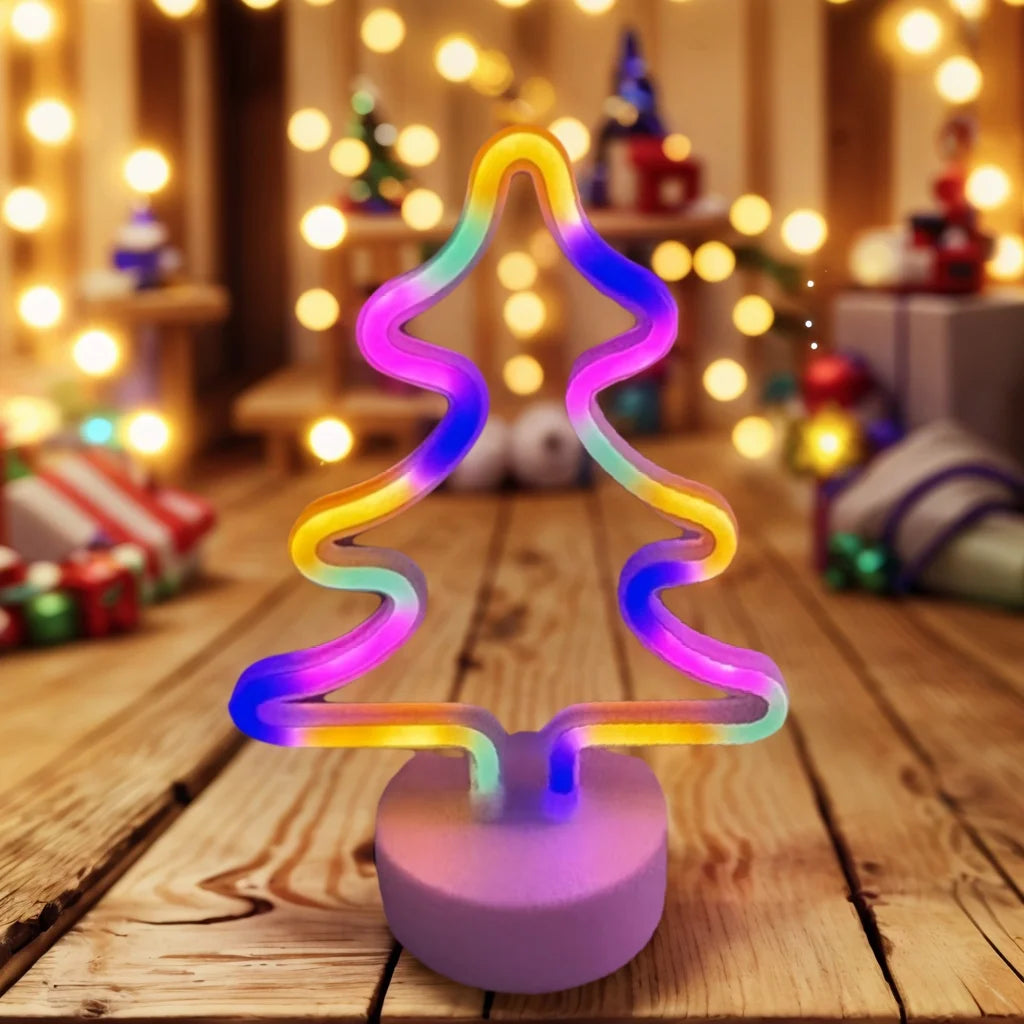 Christmas Decorative Lights, Elk Santa Claus Cute Led Lights, USB or Battery Powered, Holiday Gifts, Room Decoration